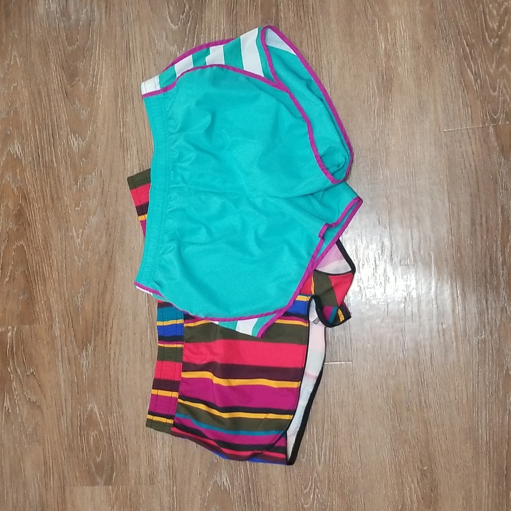 (XL-L) RBX and George Shorts Bundle of 2 Colorful Athleisure Swim Beachwear